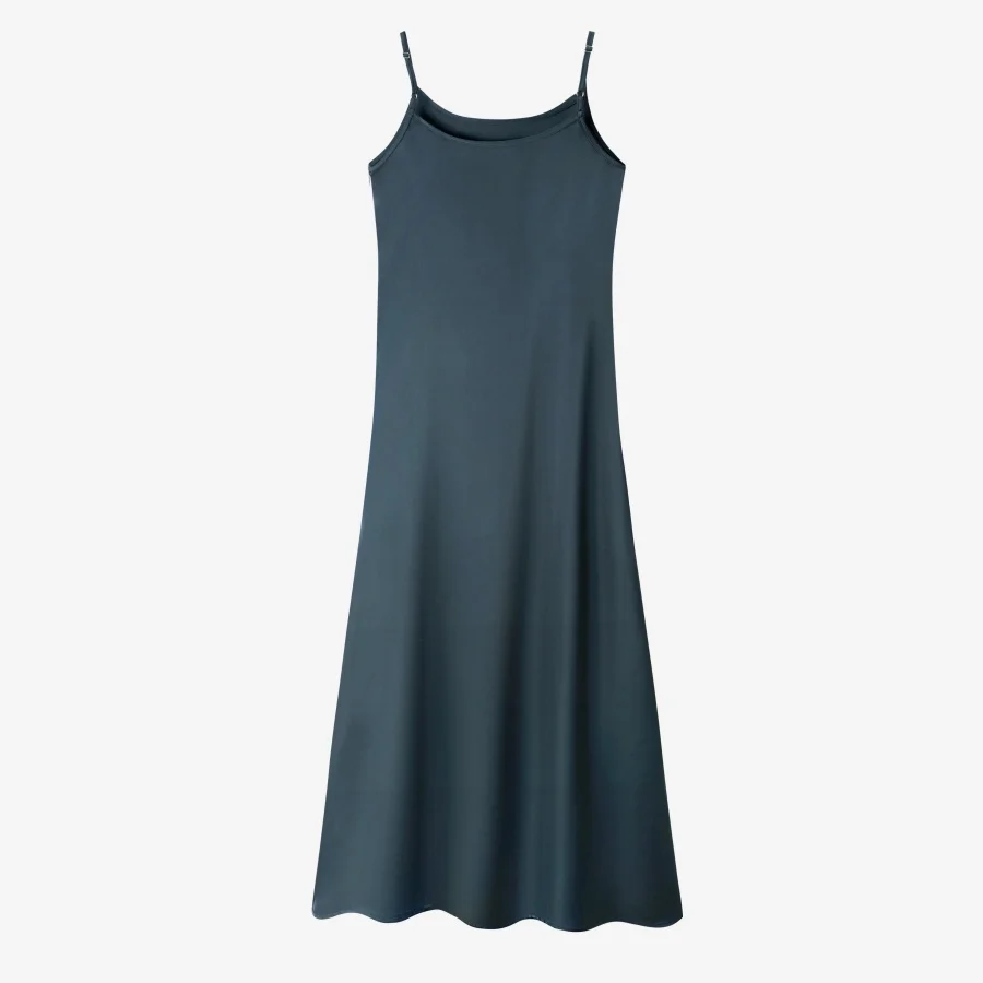 AS AW25 elegance slip satin dress + knitting cross top +mockneck woman clothing set adjustable maxi floor length 27 S3c73615a0e224918a97b5485078a2dd8l