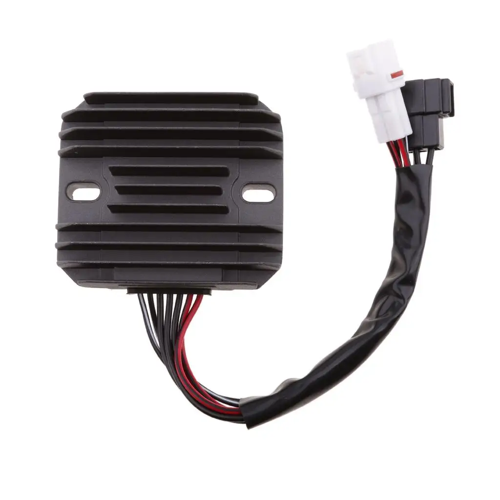 

Regulator Rectifier 5 Pin 12V Motorcycle Voltage Regulator Black Aluminum for Suzuki GSXR600 750 GSX1300R Hayabusa