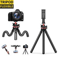 Flexible Selfie Stick Sponge Octopus Tripod Mini Bendable With Mobile Phone Clip Tripod For IPhone Xiaomi Smartphone Camera