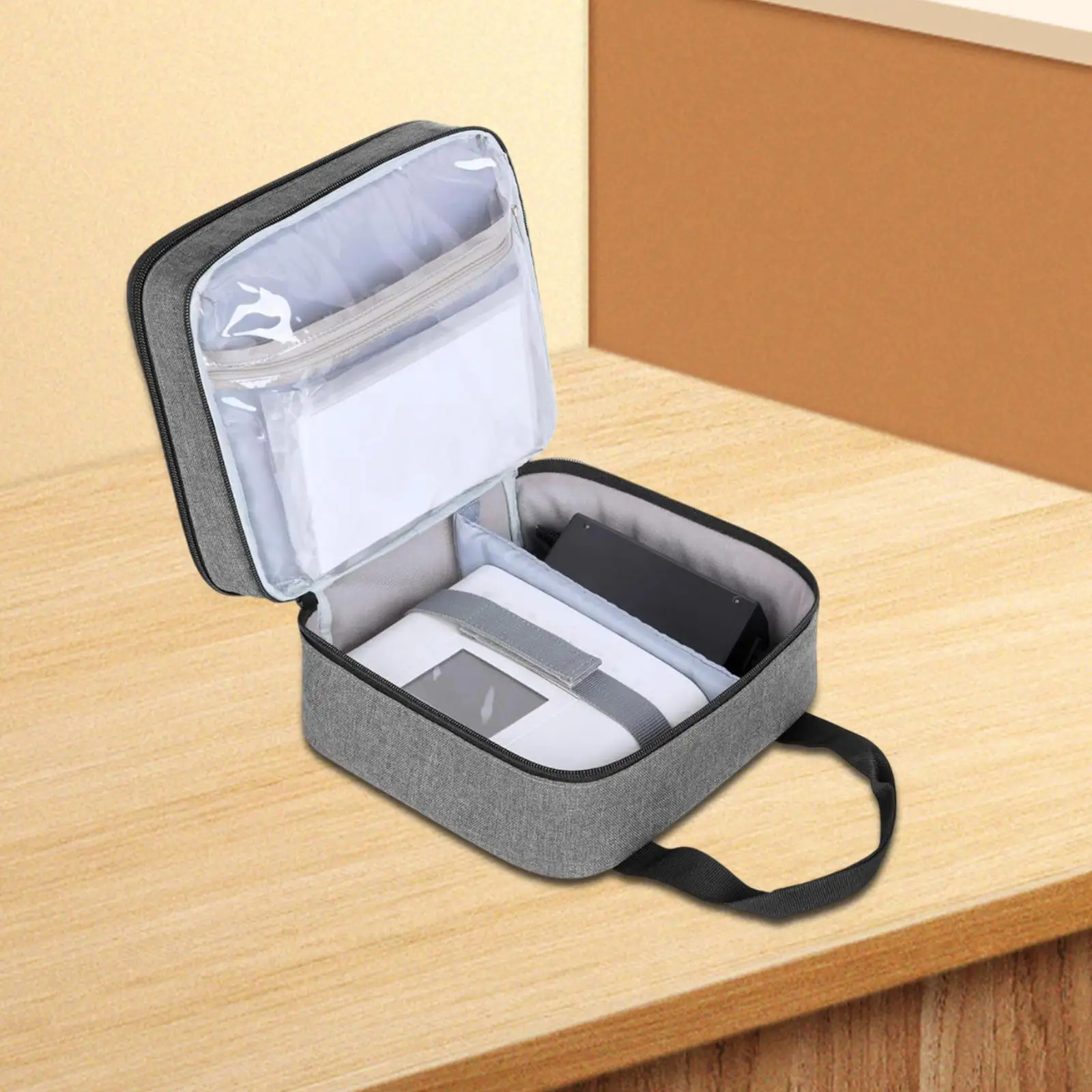 

Photo Printer Bags Photo Printer Travel Pouch Zipper Equipment Accessories Fixed Belt Photo Printer Case Printer Carrying Case