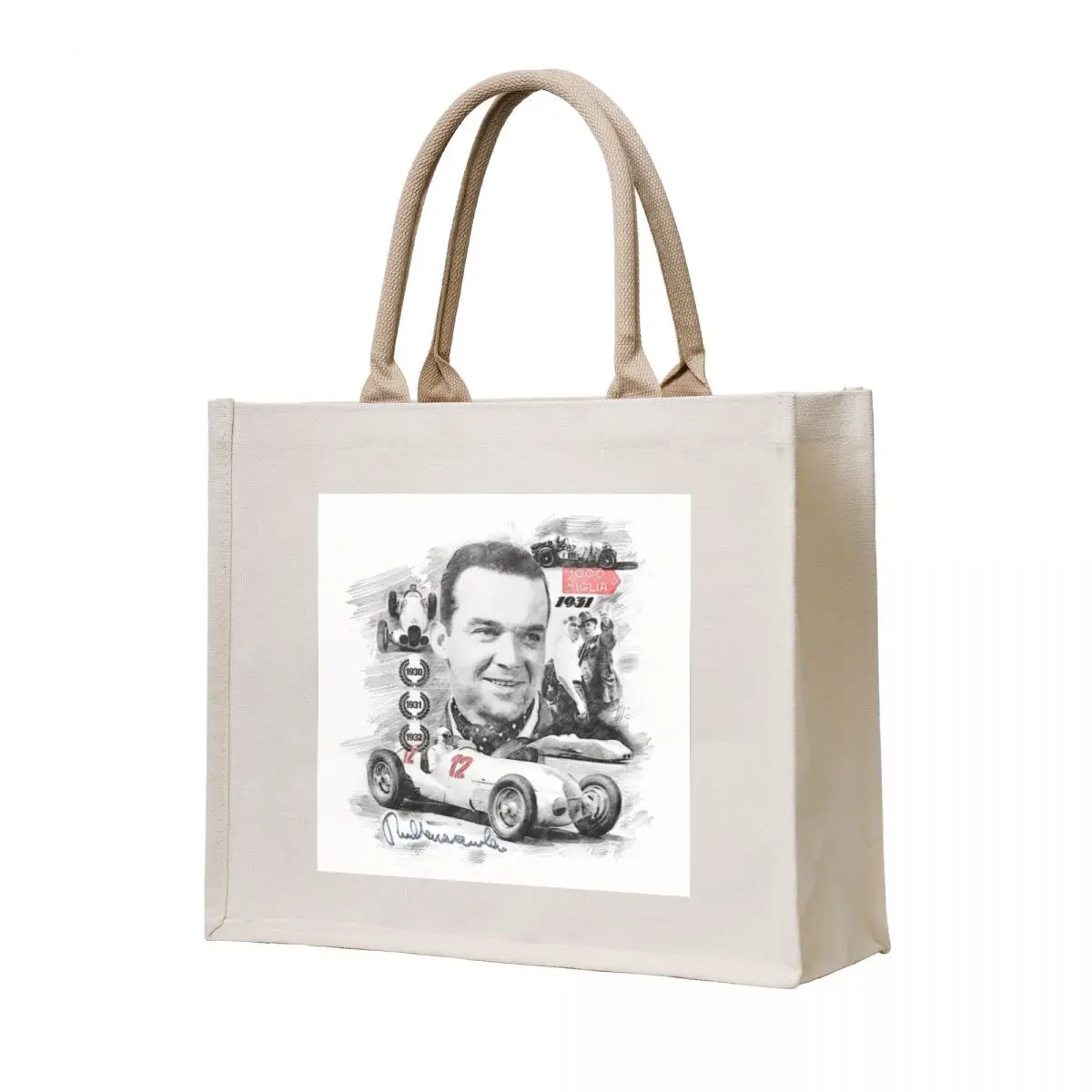 

Rudolf Caracciola Tote Bag canvas bags Fabric bag custom tote bag