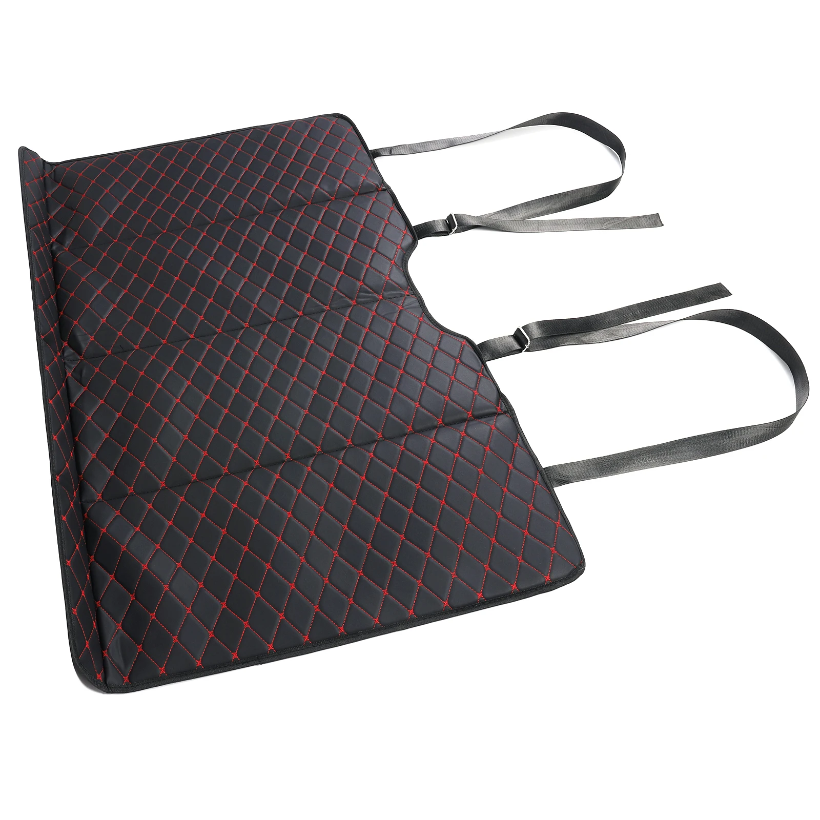 

Car Mattress PU Leather Portable Back Seat Travel Mattress Universal Car Back Seat Folding Bed Mattress for Car Traveling