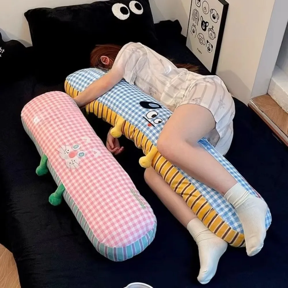 New Cute Long Pillow Soft Plush for Side Sleep Leg Pillow Large Cushion Girls Dormitory Sleeping Pillow For Bedroom Bed