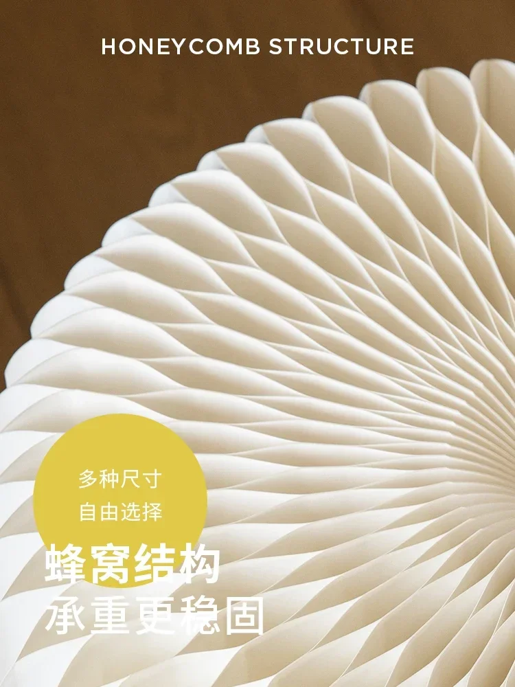 Folding Scientist Cylindrical Display Cabinet Luminous Shelf Figure Light Display Rack Container Storage Ornament Small Table