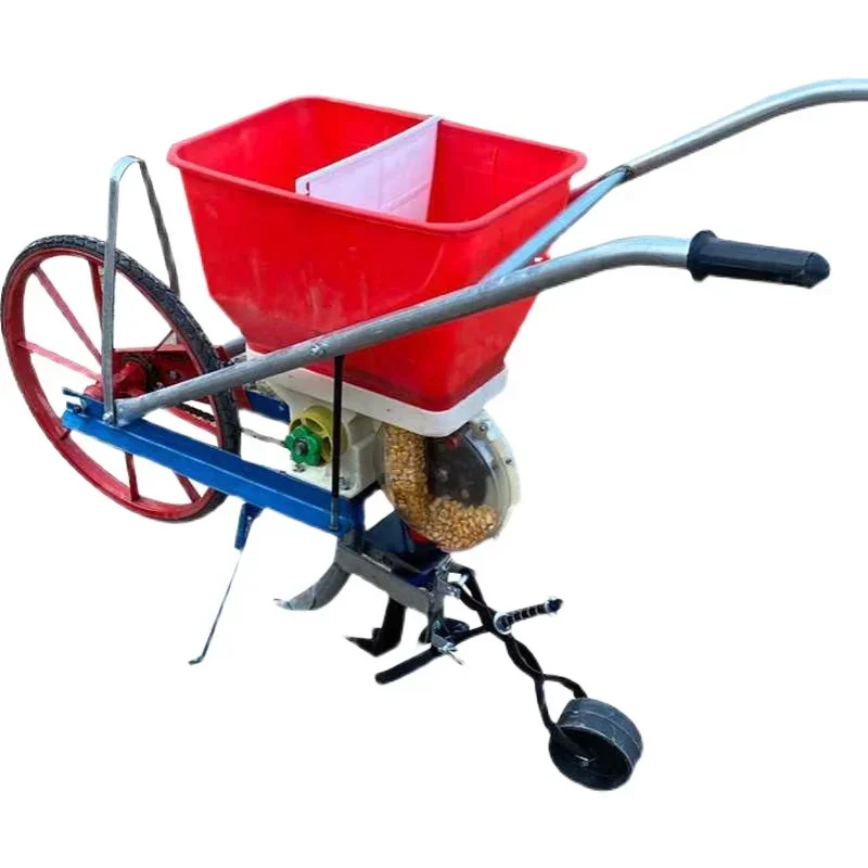 Hand push multifunctional corn precision seeder peanut fertilizer soybean wheat peanut seeder