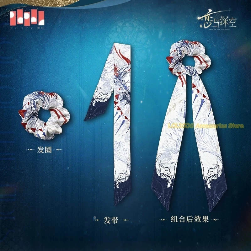 Juego amor y espacio profundo Xavier Zayne Sylus Rafayel lindo anillo para el pelo creativo banda para el pelo sombreros Cosplay disfraz tocado Accesorios