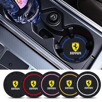Car Auto Cup Holder PVC Anti Slip Insert Coasters Pads Car Accessories for Ferrari F430 Stradale Roma 488 Portofino F8 Superfast