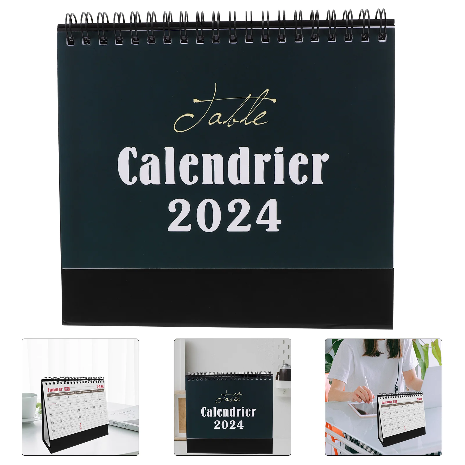 

Креативный настольный календарь Эстетический настольный календарь с подставкой для ежедневного использования Ежемесячный декоративный стоячий маленький