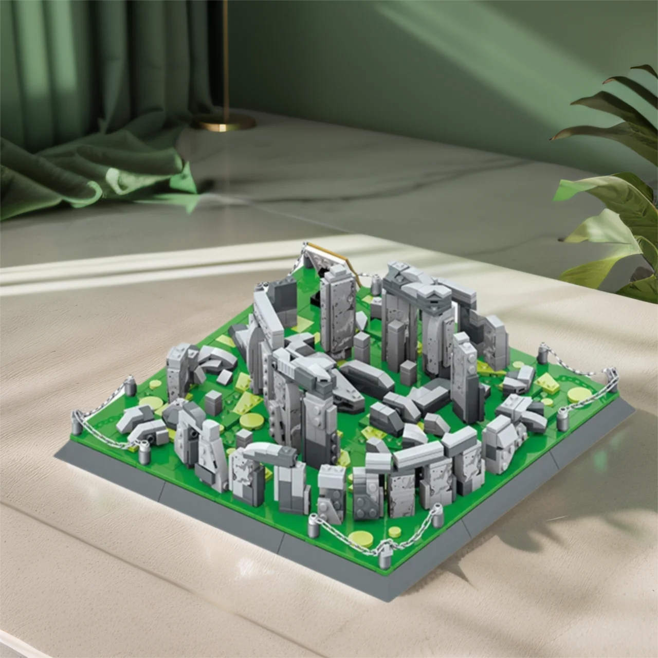 Engeland Wiltshire Historische Architectuur Bouwsteen Model Sets Avebury Stonehenge Creatieve Bakstenen Constructie Speelgoed Voor Cadeau