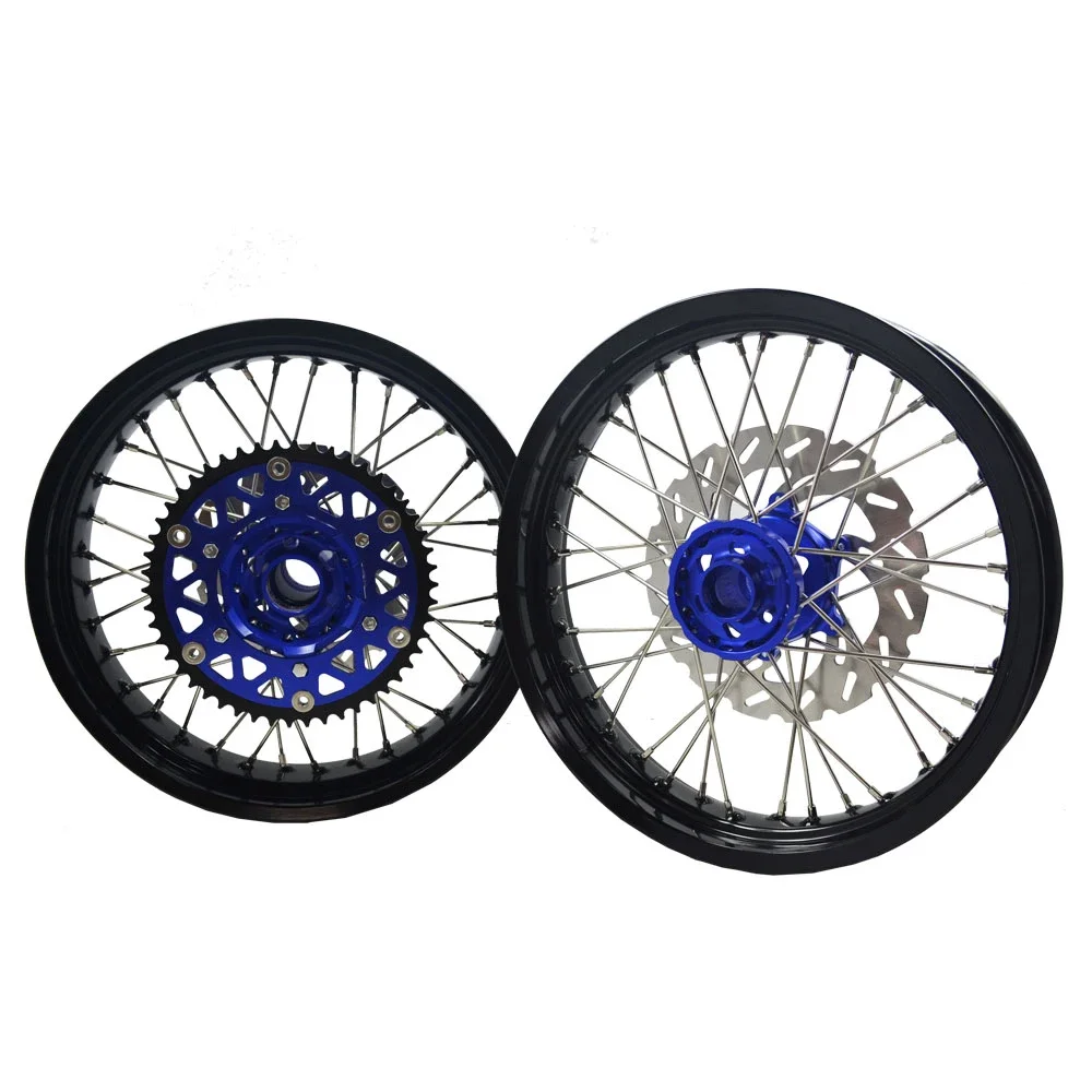 Supermotard Rims YZ125 YZ250 Motorcycle 17 Inch Spoke Wheels Rims