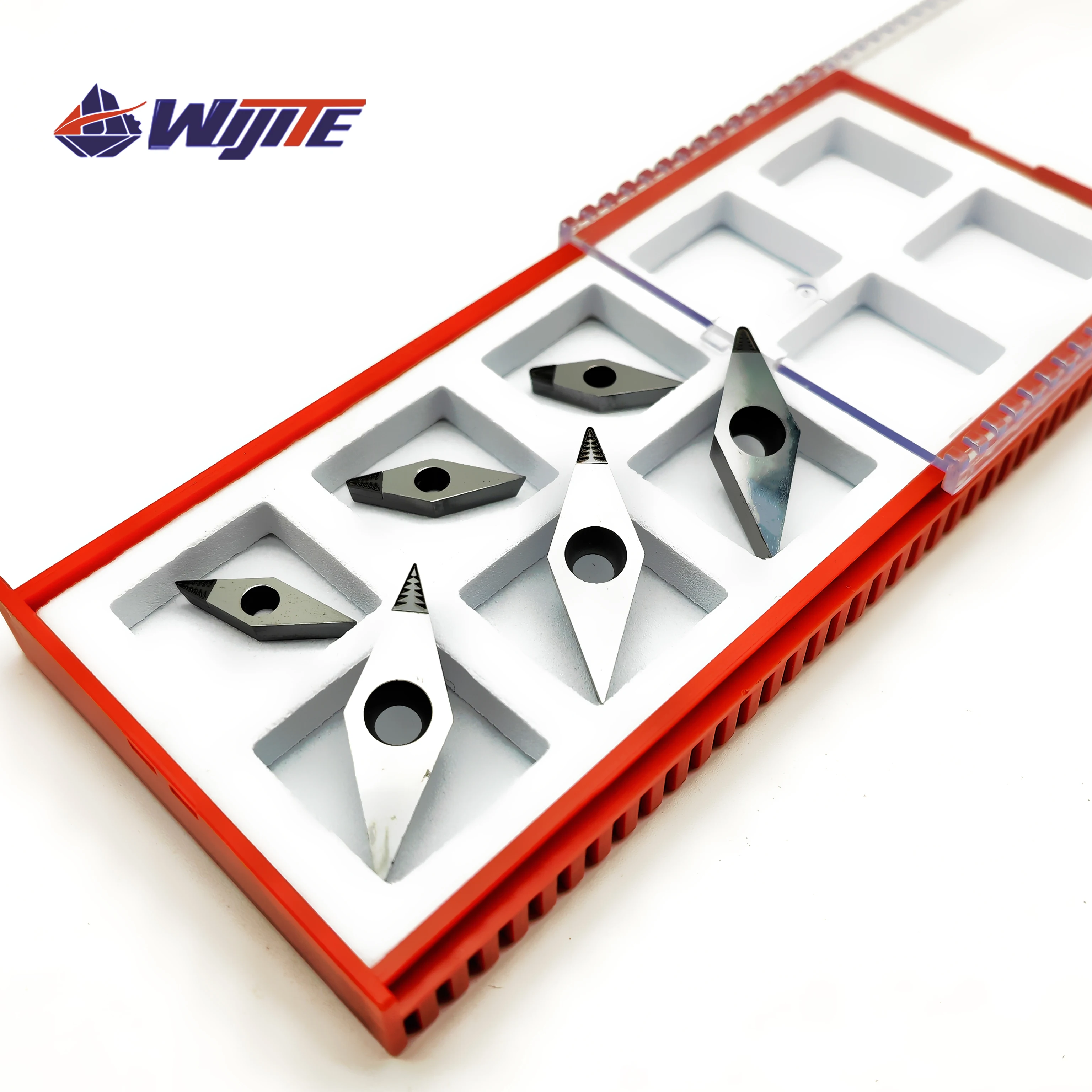 PCD insert VCGT110302 VCGT110304 08 VCGT160402 VCGT160404 08 Chip cutting tool for copper and aluminum non-ferrous metals vcgt