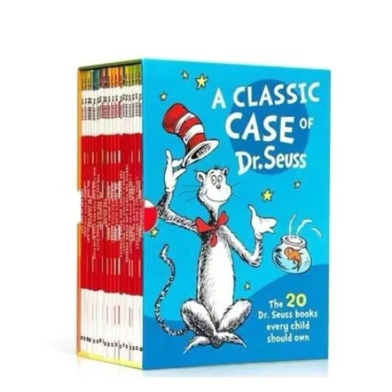 20 Books/Set A Classic Case of Dr. Seuss Makes Reading Fun Interesting English Picture Story Book Kids Gift Parent Child Reading