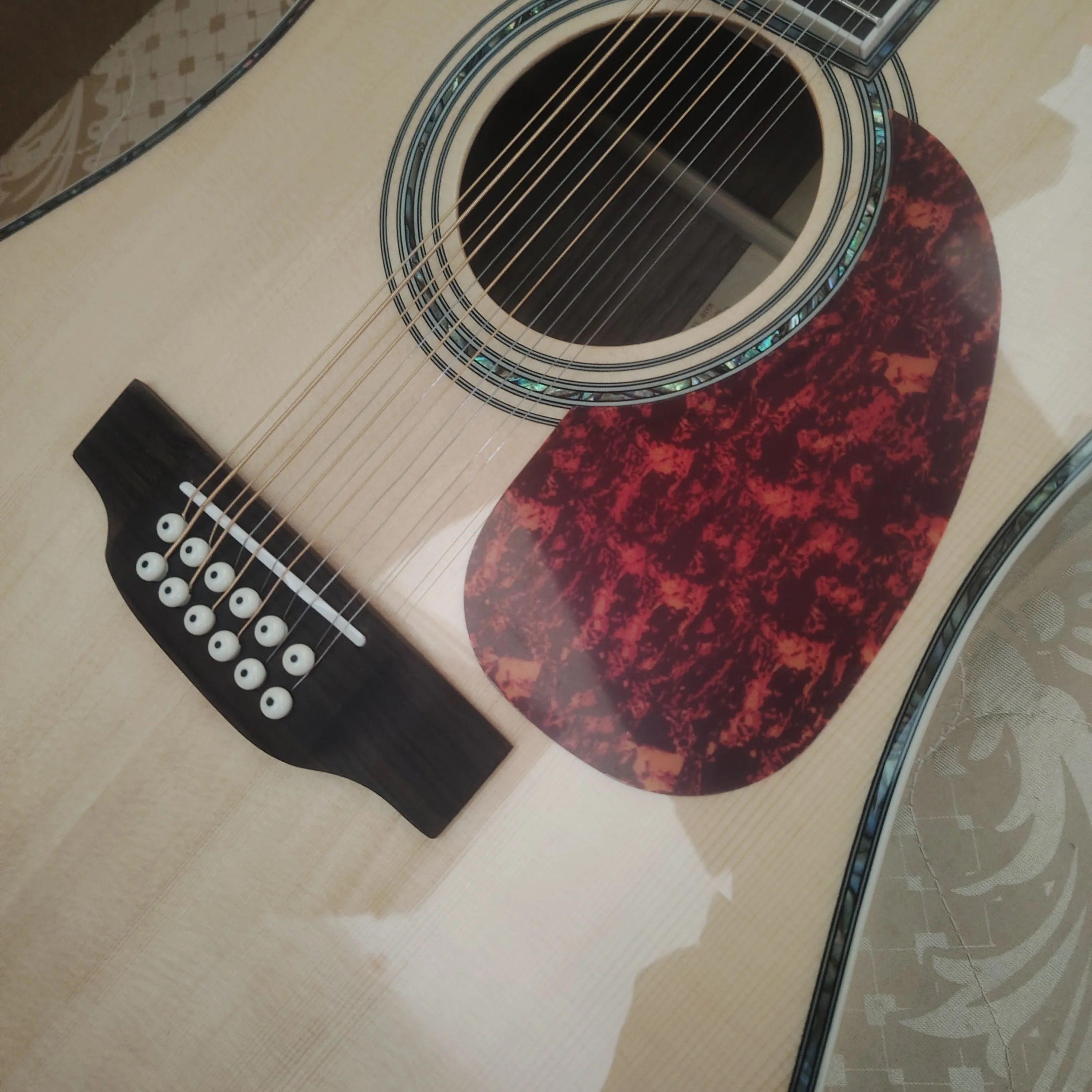 الغيتار الصوتي الشعبي! حار! 41 بوصة 12 سلسلة MDD45/EQ/جيتار شعبي/قمة من خشب التنوب الصلب