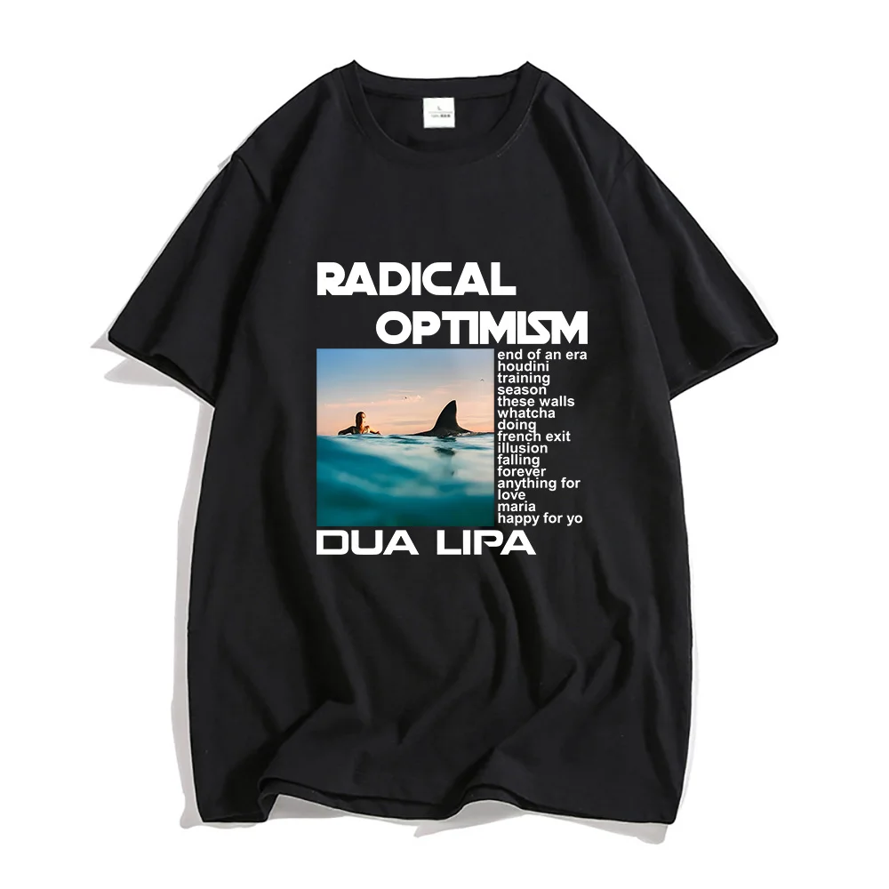 Dua-Lipa Radical Optimism T-shirts Men Women Short Sleeve Summer Tee-shirt 2024 Album Graphic Printing Tshirts Streetwear Unisex