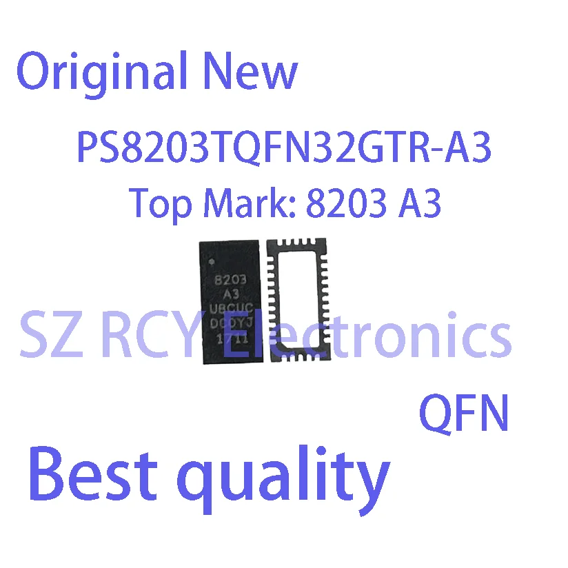 PS8203TQFN32GTR-A3,ps8203,a3,8203,qfnチップセット,新品,2個