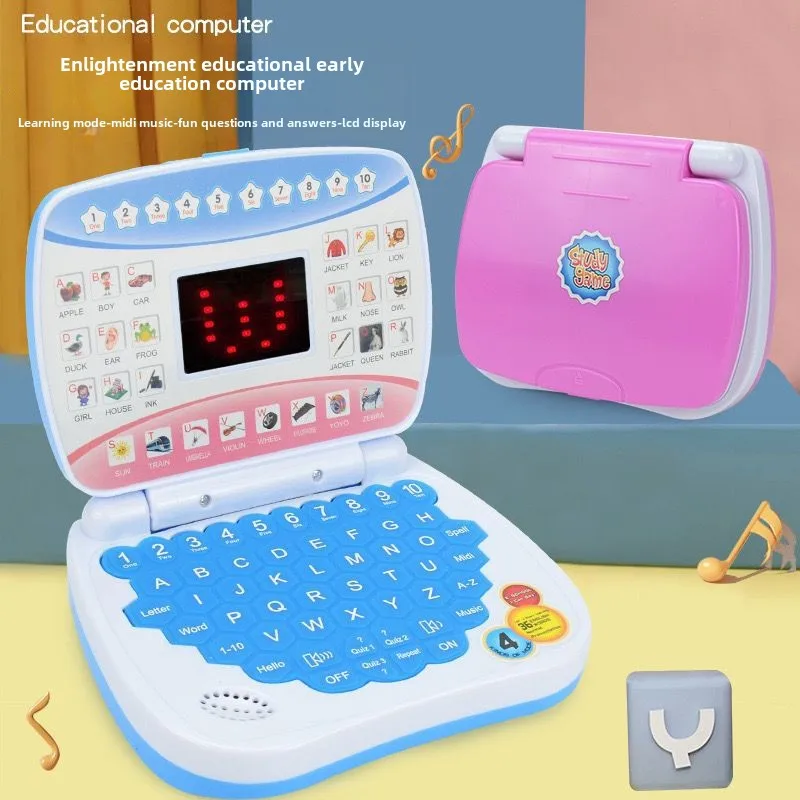 

Learning Machine Laptop Computer Child Electronic Preschool Language Education Toys Gift Toddler Kid Developing Cognitive Skills