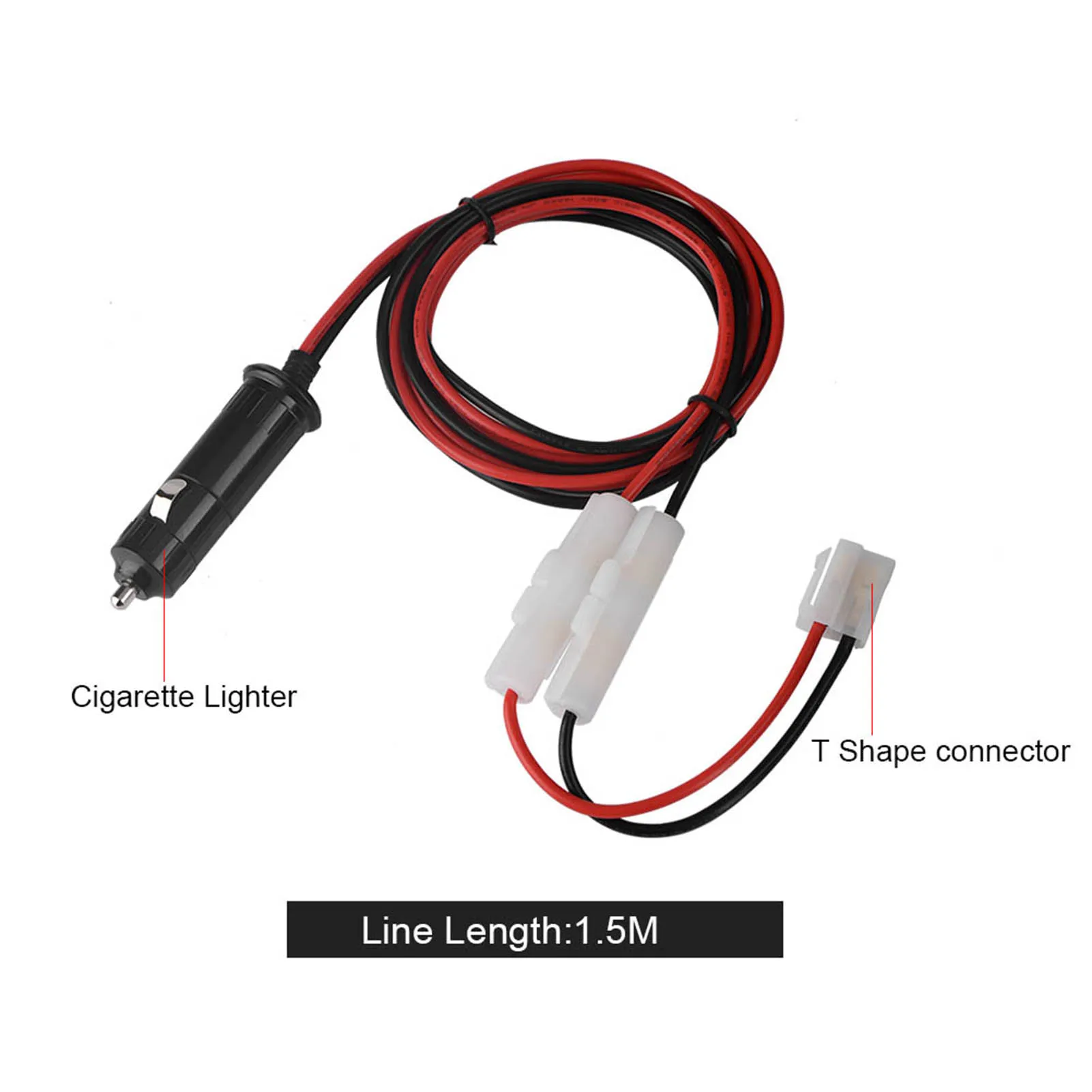 كابل لراديو YAESU كابل راديو T شكل وصلة كابل الطاقة ولاعة السجائر لراديو المحمول FT-7900/7800/8800/8900/1907
