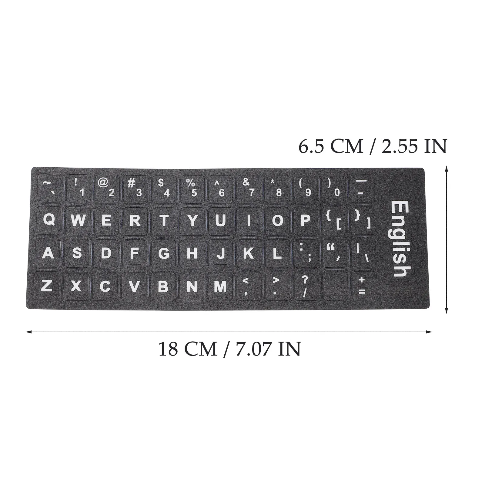 10Sheets Keyboard Stickers English Language Letter Protective Dust Resistant Laptop Replacement for Computer Keyboard