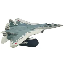 Scala 1/72 russo SU57 Sukhoi SU-57 Fighter Jet Airplane metallo militare finito in lega pressofuso simulazione modello di aeromobile giocattolo