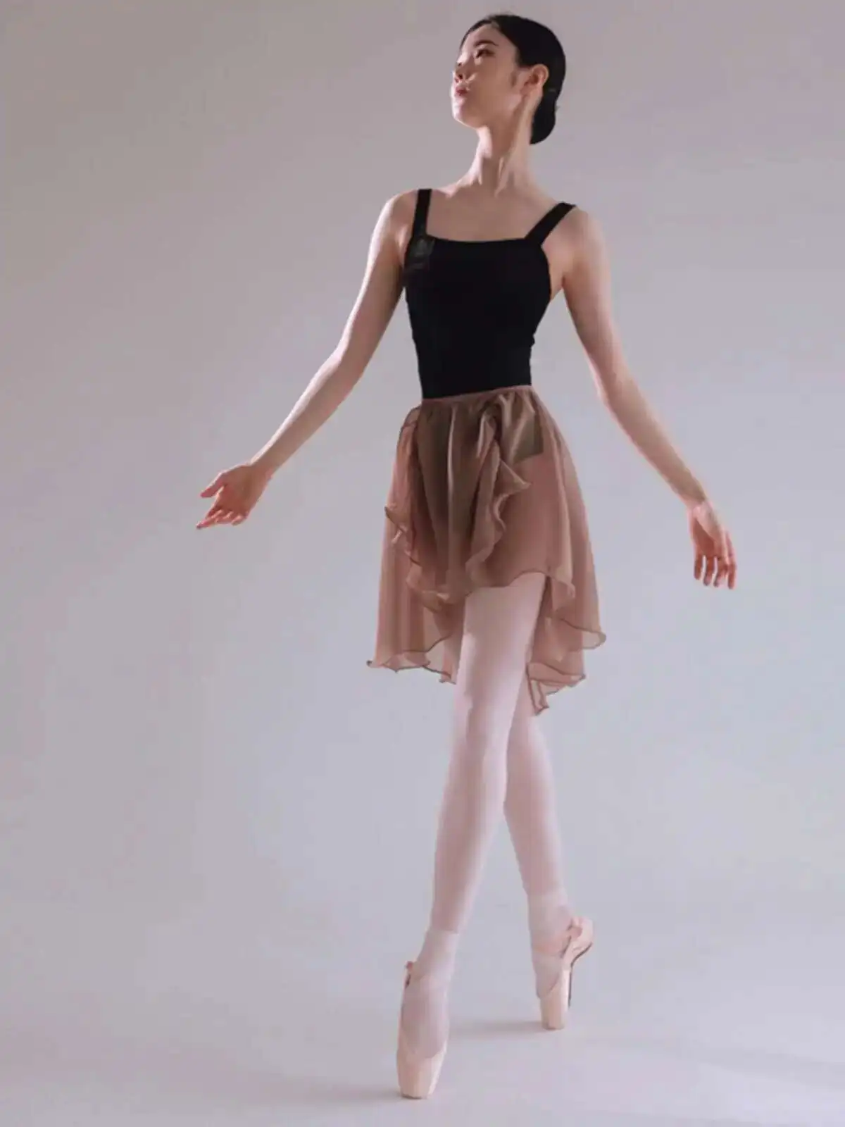 발레 의상, 성인 꽃잎 스커트, 새로운 댄스 거즈 스커트, 댄스 아트 시험 바디 의류, 기본 트레이닝 의류, 연습 스커트,