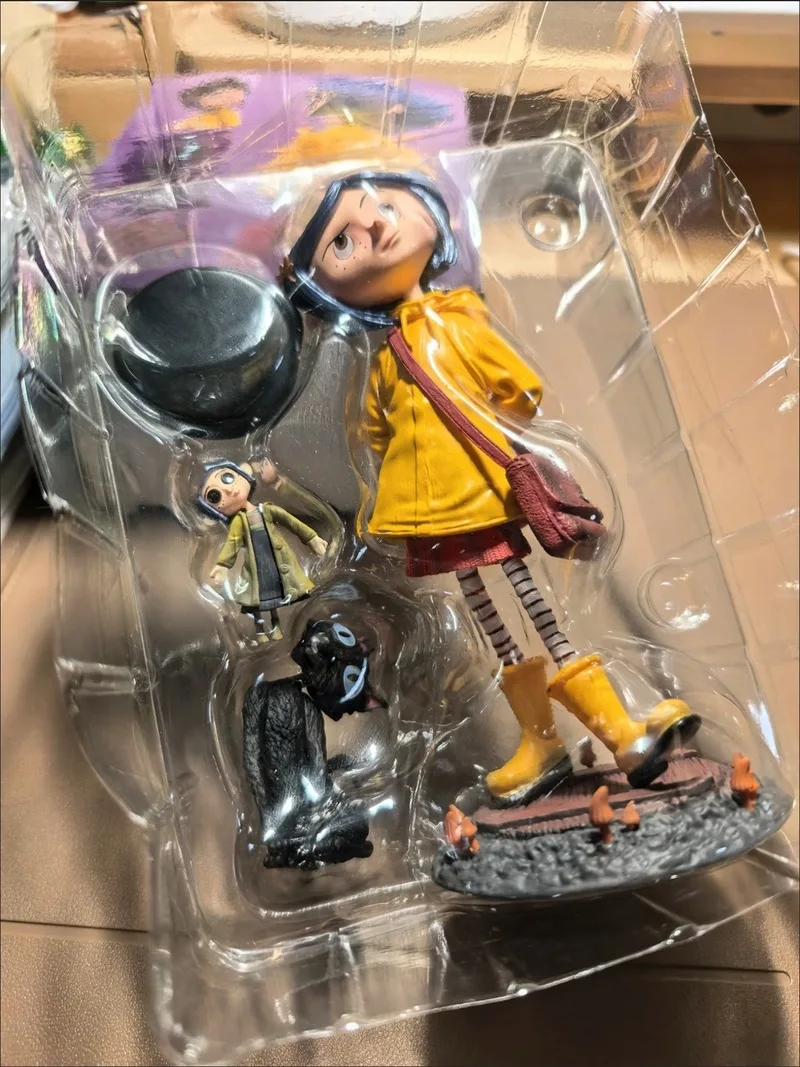 Coraline Action Figure 7 Inch Movie Version Yellow Raincoat Collectible Pvc Model Decor For Collection Enthusiasts Ideal Gift view 6
