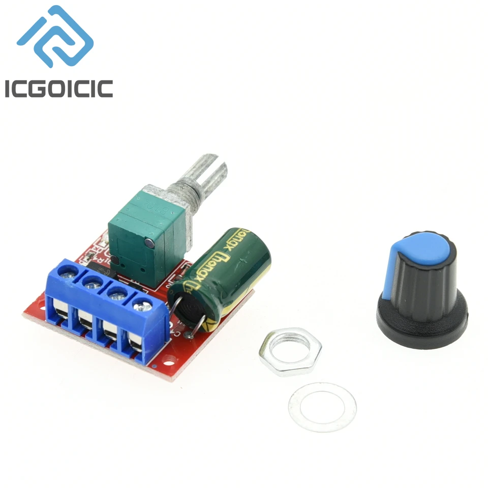 5A 90W PWM 12V DC Motor Speed Controller Module DC-DC 4.5V-35V Adjustable Speed Regulator Control Governor Switch 24V