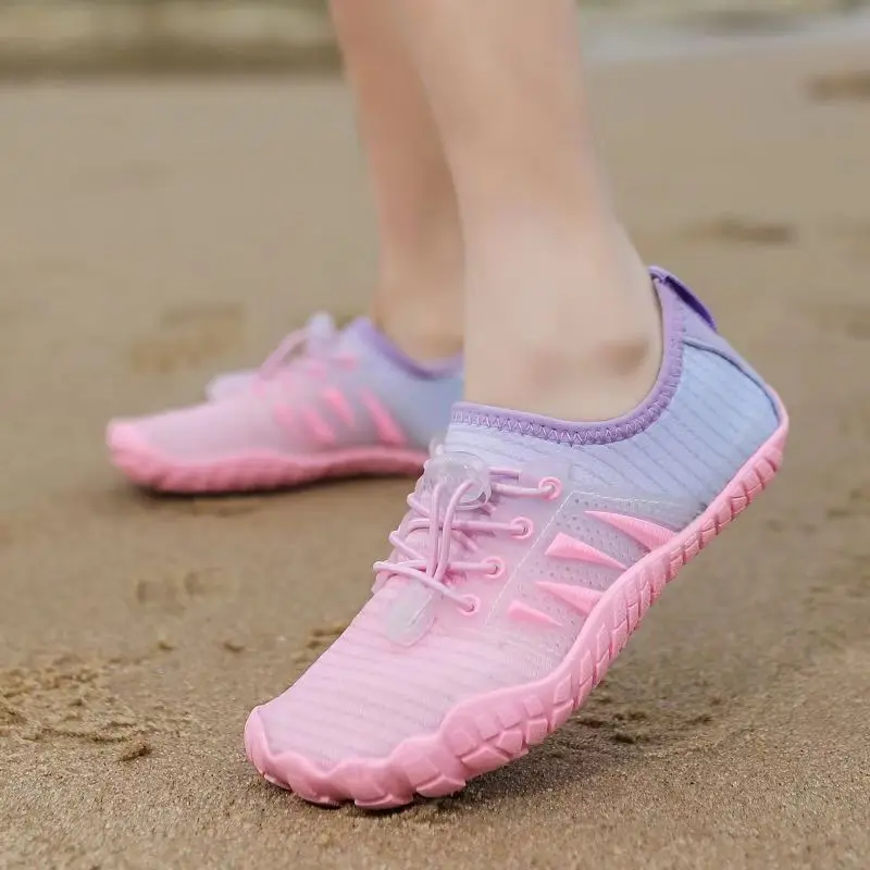 

Children's Summer New Mesh Outdoor Beach Shoe Boy Girls Soft Sole Non Slip Quickly Drying Swimming Shoe Indoor Yoga Fitness Shoe