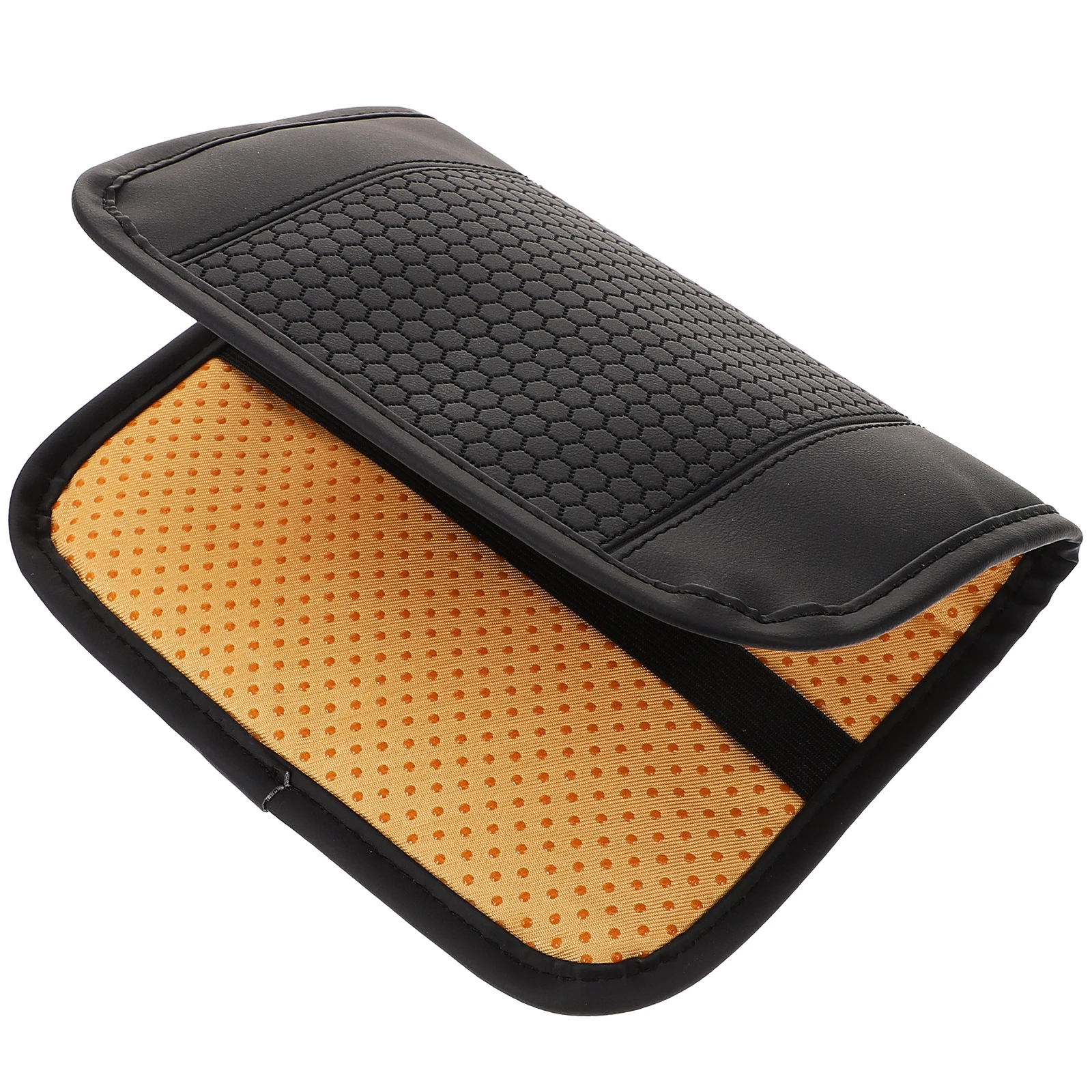 

Car Armrest Cushion Central Console Pad Black Color Non Slip Design Interior Decoration Accessories Arm Rest Cover