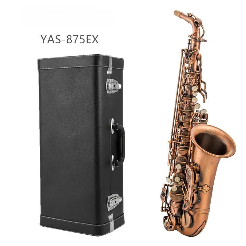 Fast shipping  875 Alto Saxophone, Eb Key, Red Antique Bronze, Double Reinforced Ribs, Comes with Carrying Accessories 2026