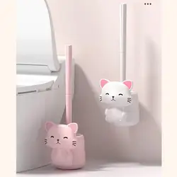 Squat Pit Cleaning No Dead Angle With Hollow Base Bathroom Household Bathroom Supplies Toilet Brush Washing Toilet Artifact