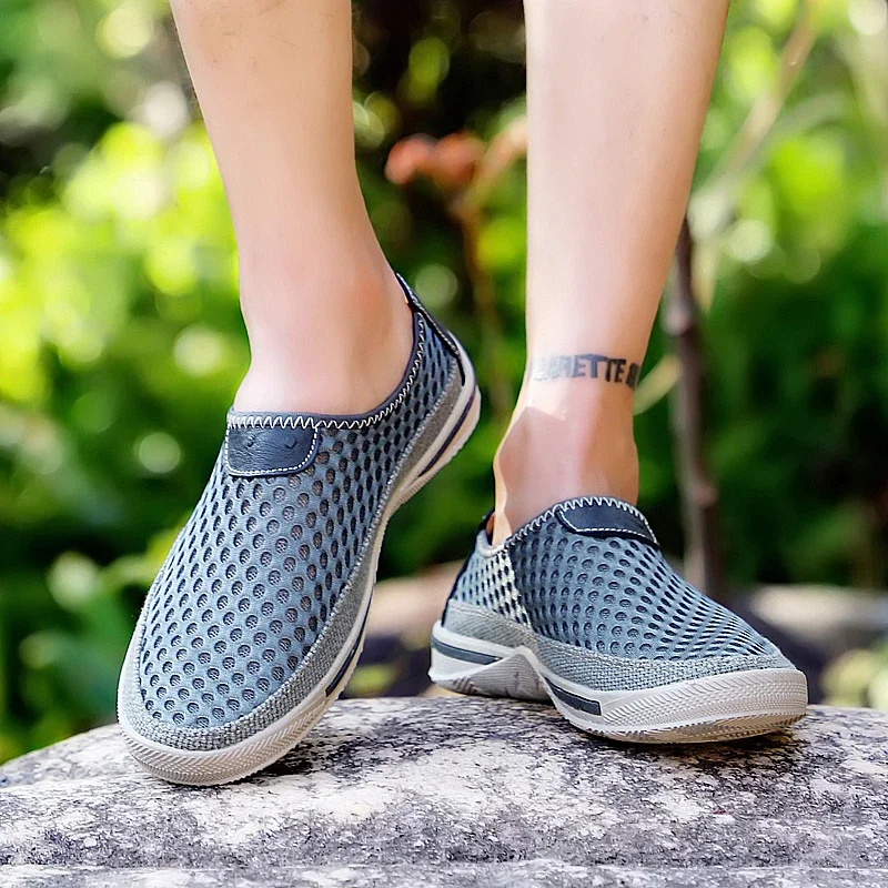 Outdoor Fashion Breathable Mesh Men Casual Shoes Men Sneakers Shoes Men Loafers Lightweight Summer Men Trainer Zapatillas Hombre