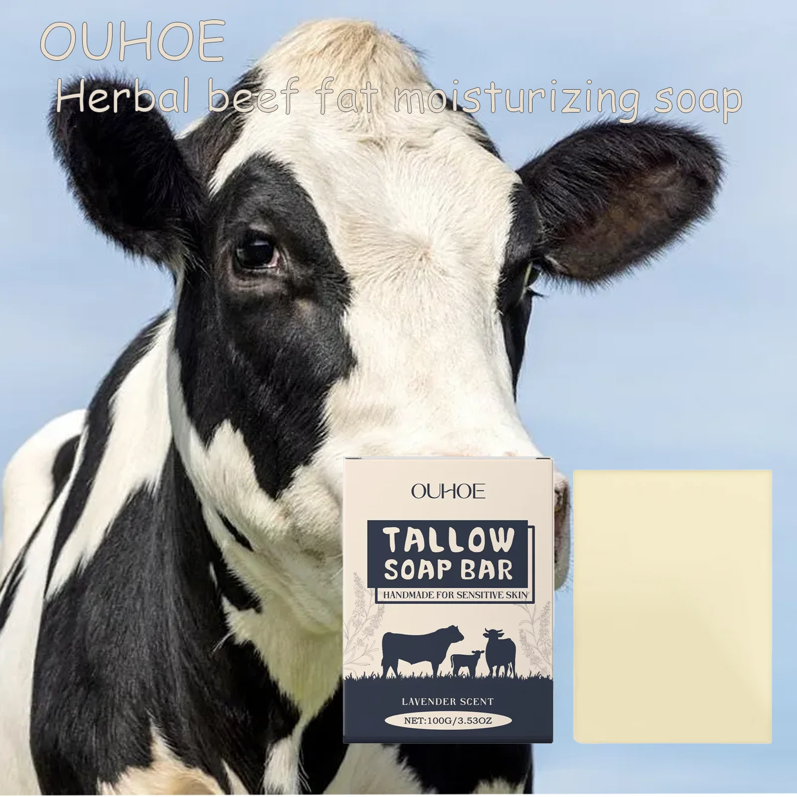 

Травяное увлажняющее мыло Tallow (1/2/5/10 шт. на выбор) — средство для облегчения сухой кожи с глубоким увлажнителем, подходит для ежедневного использования лица и тела