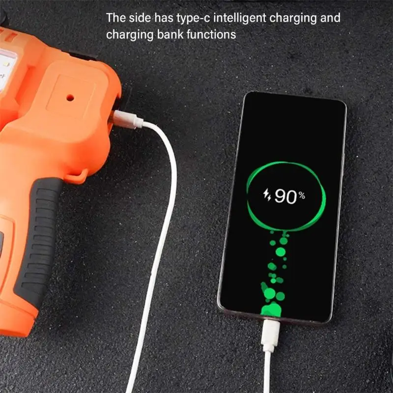 Flashlight a LED LUMEN alto lume N58C, USB C ricaricabile, per avventure all'aperto