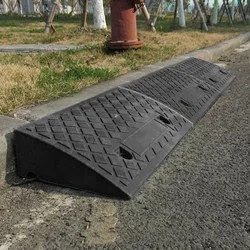 Plastics Curb Ramps Portable Lightweight Heavy Duty Plastics Threshold Portable Ramp Set For Car Bike Motorcycle Wheelchair