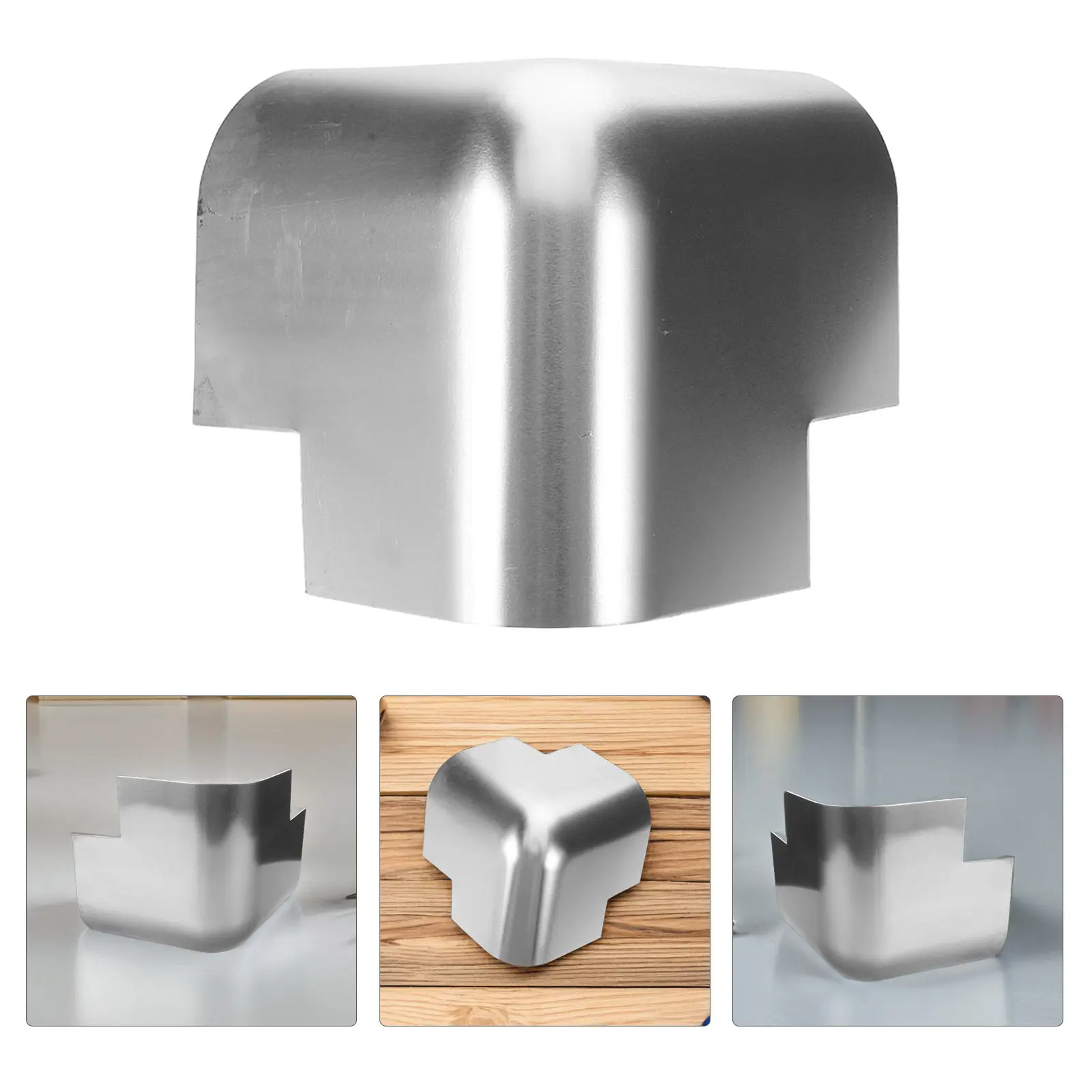

Heavy Duty Aluminum Corner Protector Gray for Truck Bed Refrigerated Guard Metal Truck Accessories Edge Protectors