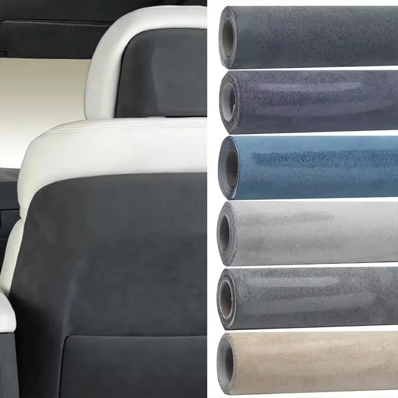 

30/150 см самоклеящаяся замшевая наклейка для салона автомобиля, центральное управление AB, модификация столба, сделай сам, наклейка, ремонт мебели, дивана