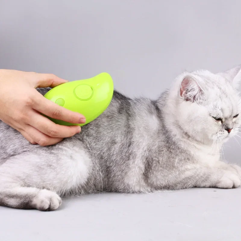 Electric Cat Dog Steam Brush Massage Combs Pet Steamy Spray Brushes Pet Remove Tangles and Loose Hair Cat Grooming Supplies