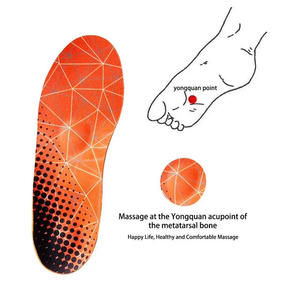 Plantillas deportivas ortopédicas Unisex, soporte de arco duro de 3cm, corrección Horizontal del pie plano, alivio del dolor para fascitis Plantar, almohadilla para zapatos