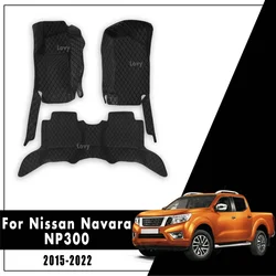 Car Floor Mats For Nissan Navara NP300 Frontier D23 2024 2023 2022 2021 2020 2019 2018 2017 2016 2015 Rugs Interior Accessories