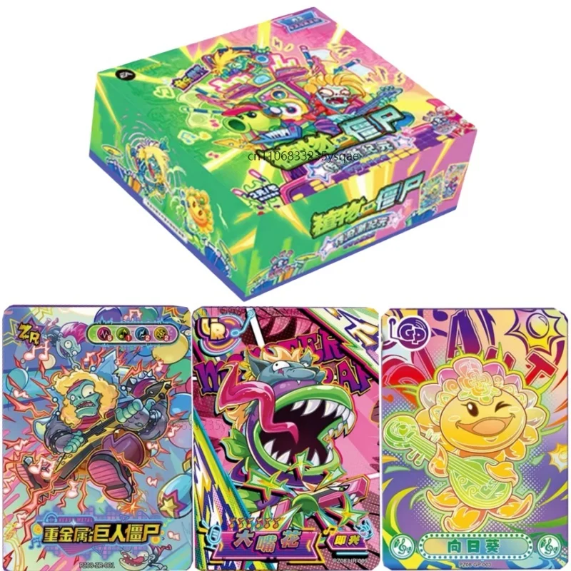 Фото KAYOU Genuine Plants Vs. Zombies Card Wonderful Natural Journey Позолоченная запись Легендарный звук Аниме Коллекционные карты