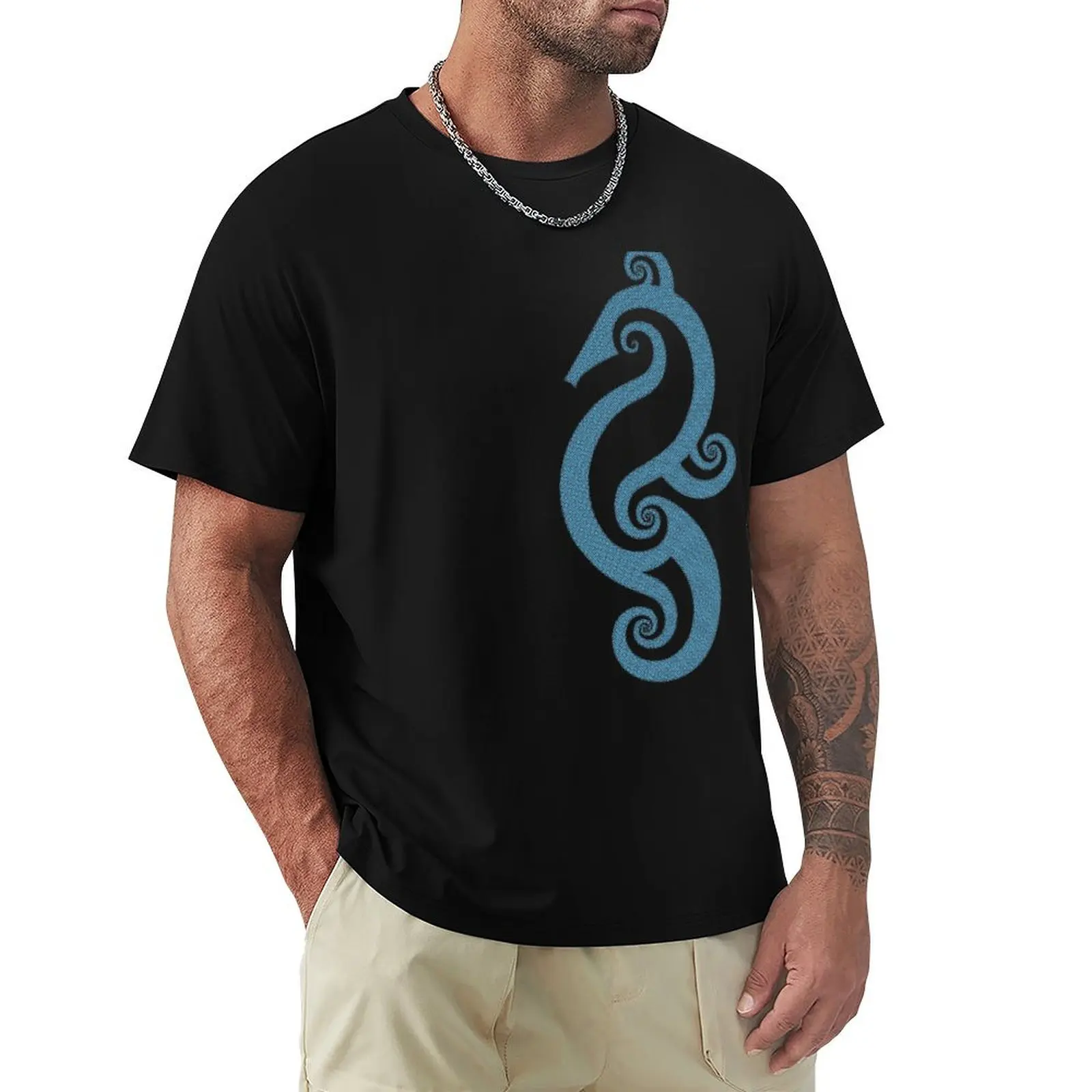 

Seahorse T-Shirt graphics plus size tops Funny t-shirt mens tall t shirts