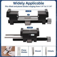 Chisel Sharpening Kit - Honing Guide & 5 Sharpening Stones, Adjustable Chisel Sharpener Jig for Woodworking Tool-EFT