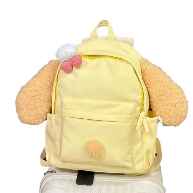 Japanese Y2k Aesthetic Sweet Kawaii Backpack Preppy Girls Fluffy Ears Schoolbags Cartoon Cute Chic Backpacks For Women Students