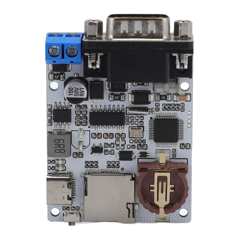 ABZW Small Memory Card Module Serial Data Logger Recorder With 2 LED Indicators Archive Type C TXT File Timestamp 232 Interface
