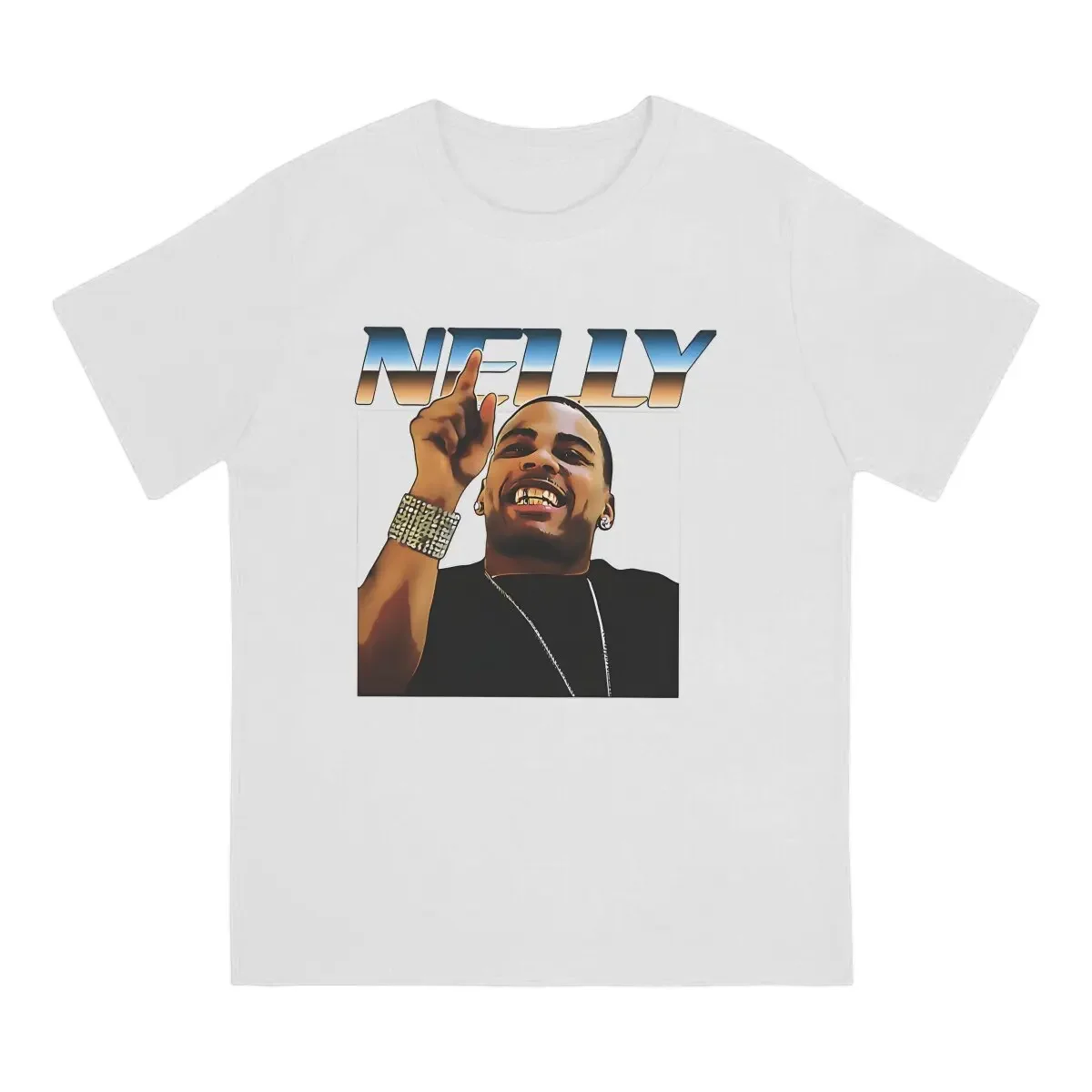 Rapper Unique TShirt Nelly Casual T Shirt Summer Stuff For Adult Unisex T-shirts for Men Women Summer Tees Cotton Luxury brand