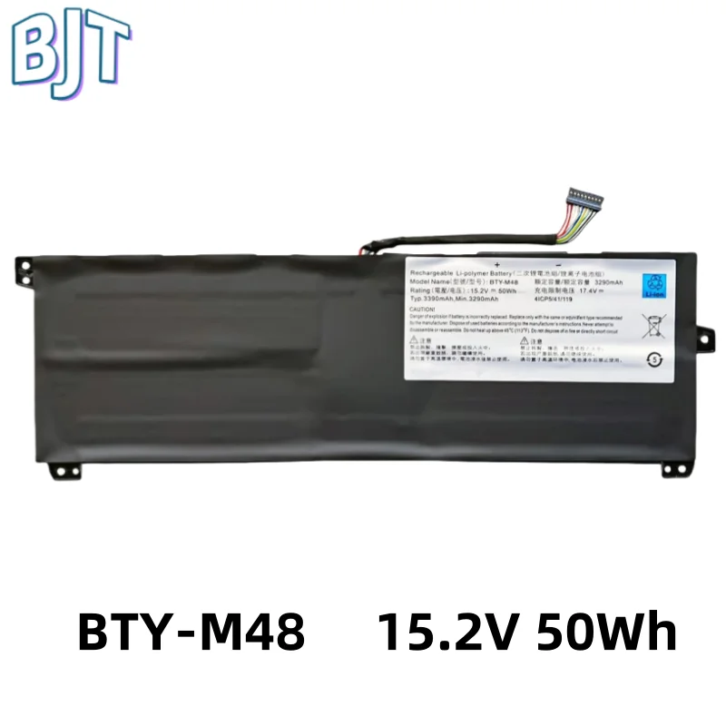 

4Cell New 15.2V 50Wh 4ICP5/41/119 BTY-M48 Laptop Battery For MSI PS42 PS42-8RB PS42-8RA PS42-8RC For MECHREVO S1 S1-C1 Notebook