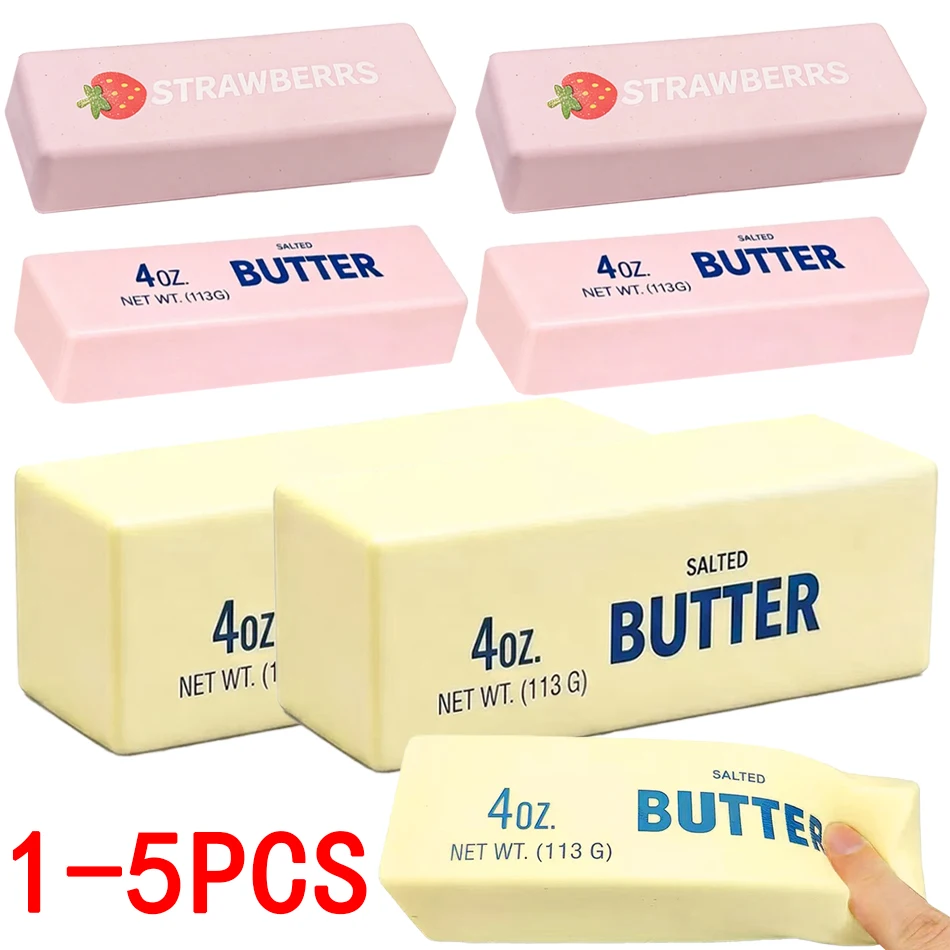 3 Styles Butter Stick Squishy Toy Slow Rising Squeeze Toy Butter Bar Brick Fidget Toy Anti Stress Release Hand Relax Gift