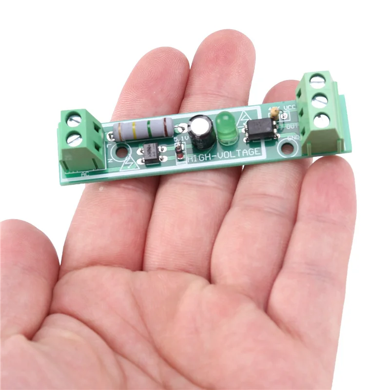 CABE-10PCS AC 220V Modulo di Isolamento Accoppiatore Ottico Scheda Rivelatore di Tensione TTL 3-5V SCM Test Per Microcontrollore PLC Adattivo