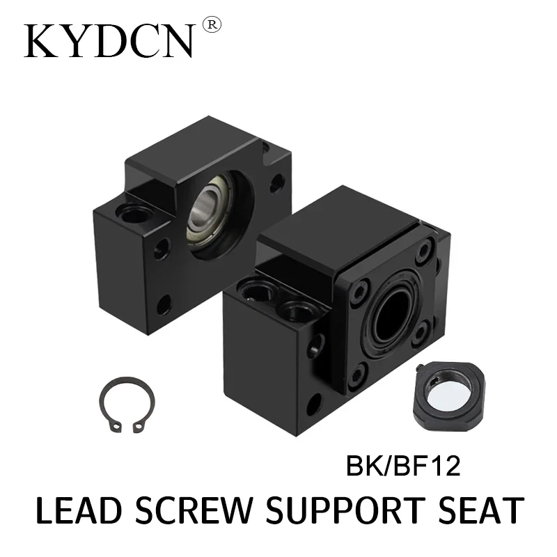 

1set BKBF12 Ball Screw End Supports Bearing Mounts For CNC Part High-Quality Ball Screw Support