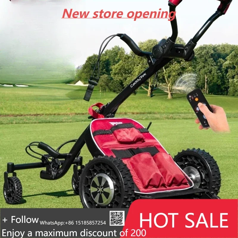 

golf chartered car AI intelligent automatic following car can be remotely controlled folding electric cart trolley